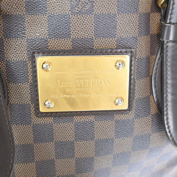 LOUIS VUITLOUIS VUITTON Hampstead MM Shoulder Bag Damer Leather - Picture 15 of 15